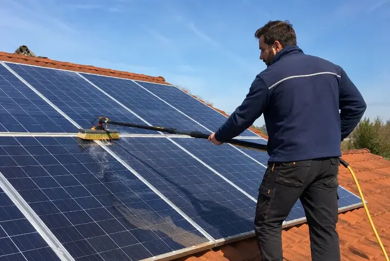 Nettoyage et entretien de panneaux solaires à Salettes