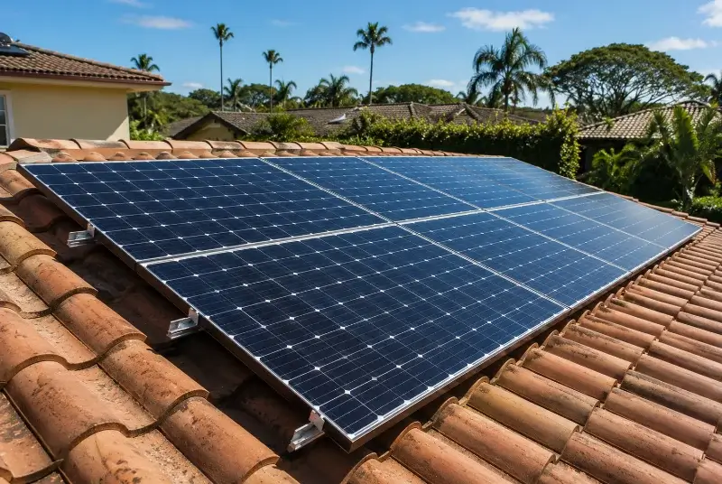 Installation de panneaux solaires à Salettes